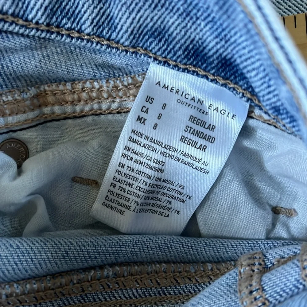 American Eagle Outfitters Blue Ankle Cropped Jeans - Picture 12 of 14